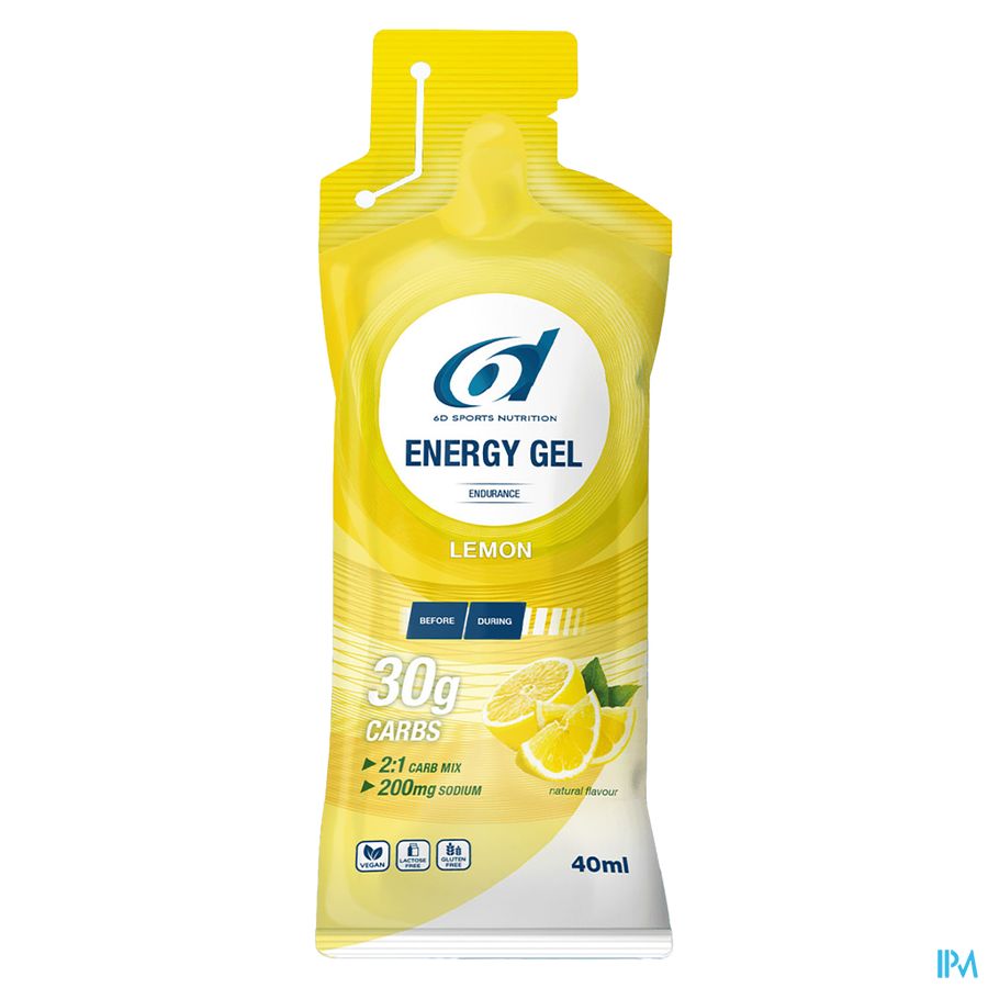 6d Sixd Energy Gel Lemon 6x40ml 3