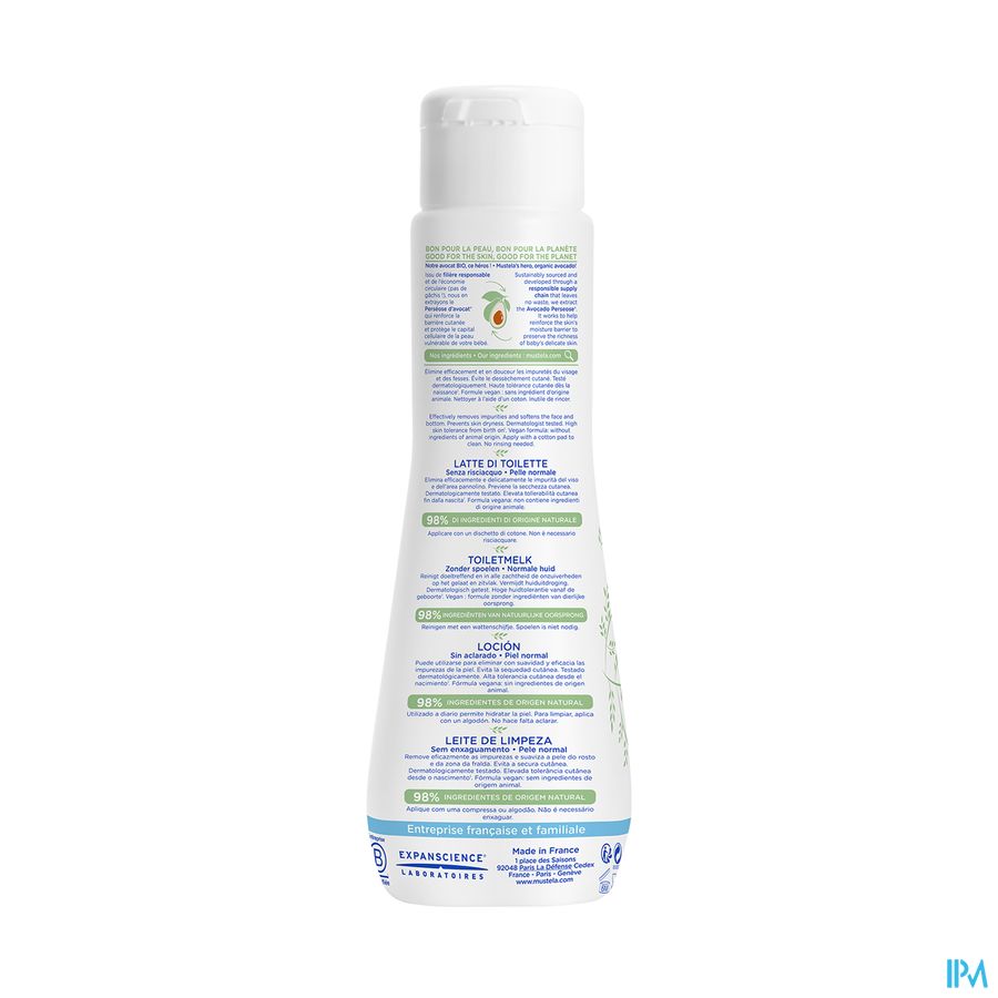 Mustela Pn Toiletmelk Z/spoelen 200ml 1