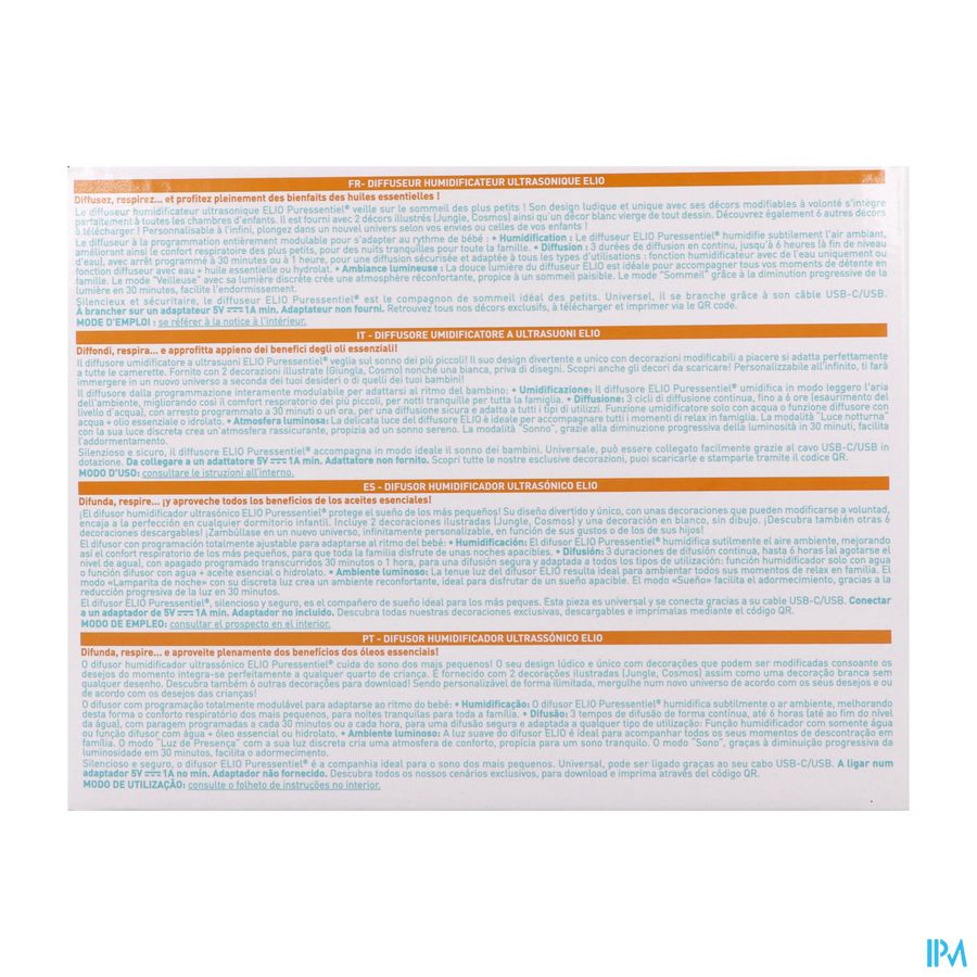 Puressentiel Verspreider Bevocht. Ultrasoon Elio 2