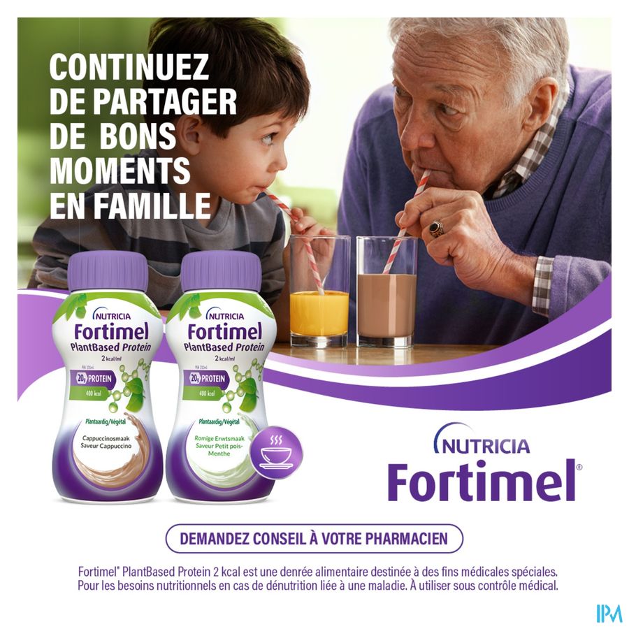 Fortimel Plantbased Protein Pet.pois-menthe4x200ml 8