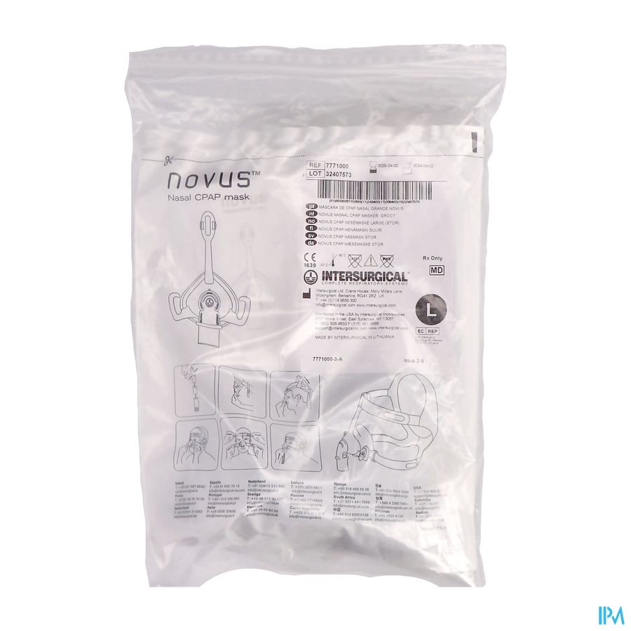 Cpap Masque Adult l Incl Tube Covarmed Cpap Masque Adult l Incl Tube Covarmed