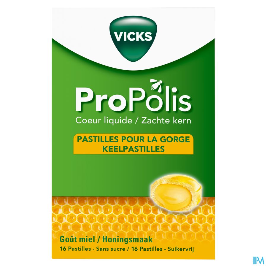 Vicks Propolis Coeur Liquide Zuigtabl 16 1