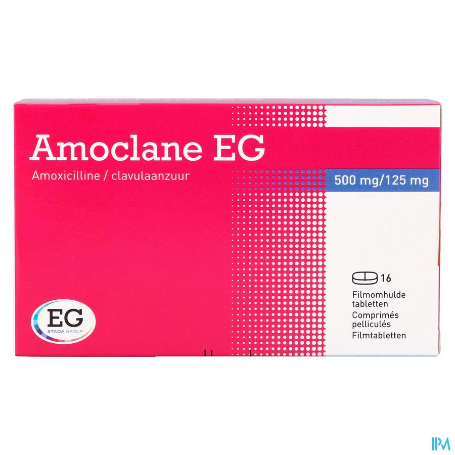 Amoclane EG 500Mg/125Mg Comp Pell 16 2