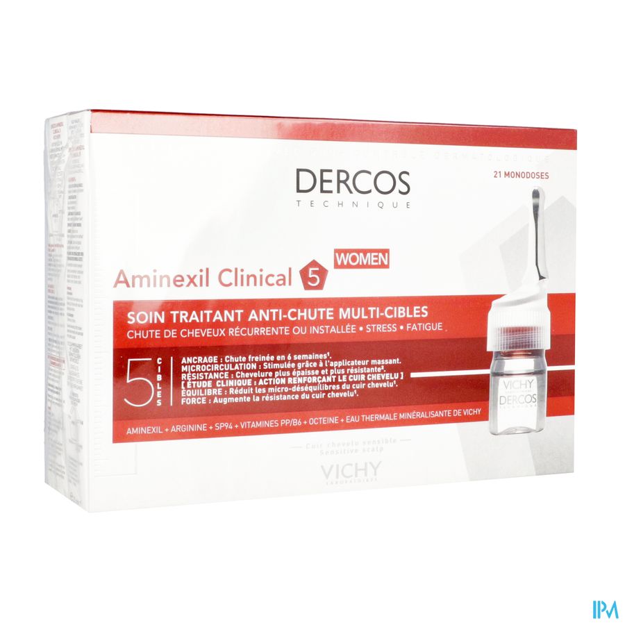 Vichy Dercos Aminexil Clinical 5 Women Amp 21x6ml 2