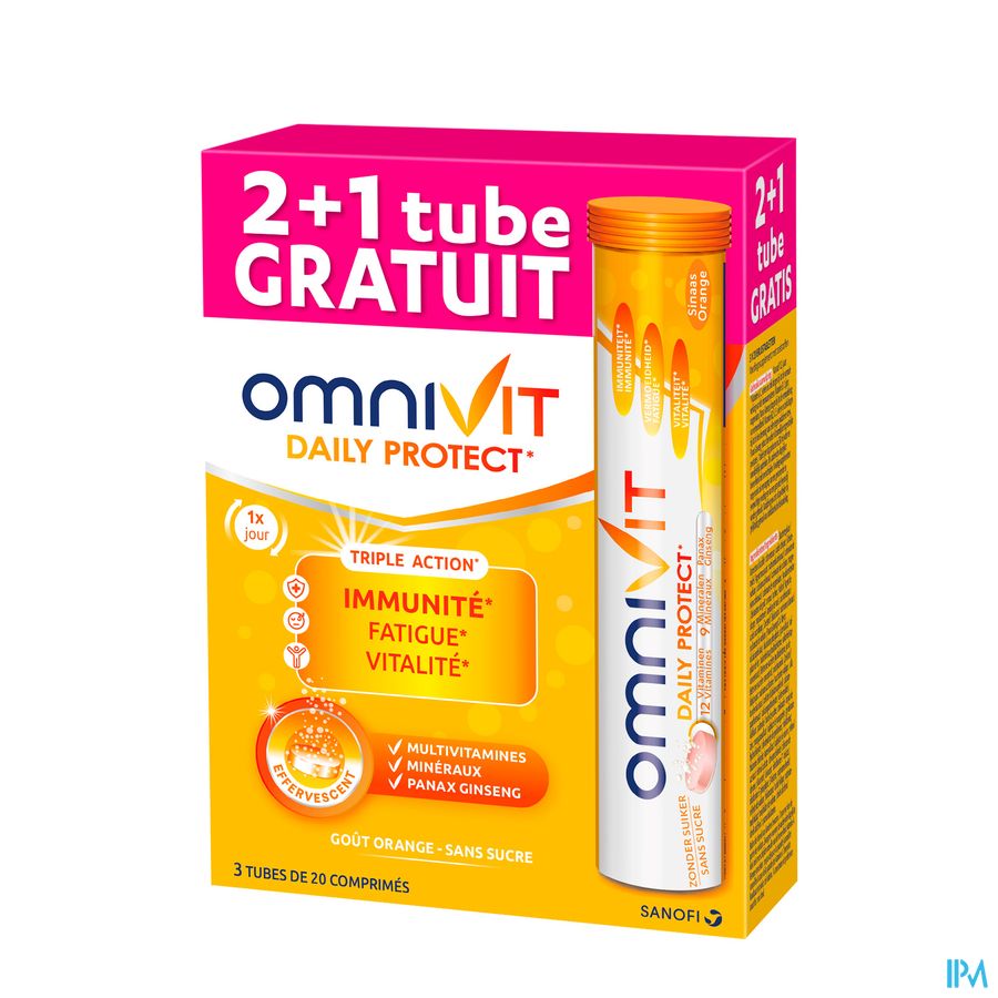 Omnivit Daily Protect Tripack        Comp Eff 3X20 Omnivit Daily Protect Tripack        Comp Eff 3X20
