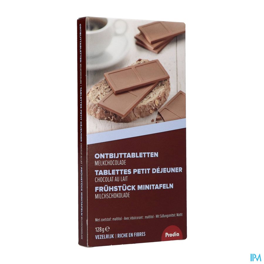 Prodia Ontbijttablet Melkchoco 16x8g 5895 Revogan