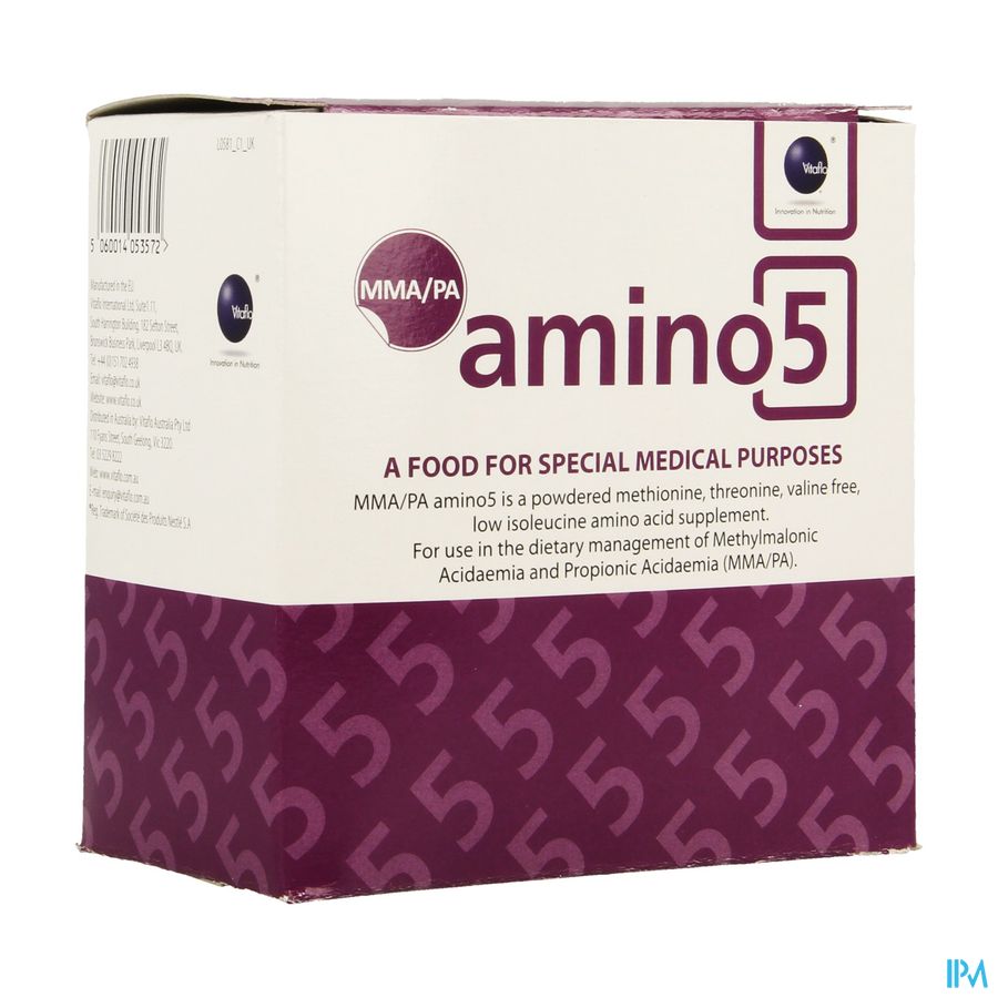 Mma/pa Amino 5 Pdr Zakje 30x6g Mma/pa Amino 5 Pdr Zakje 30x6g