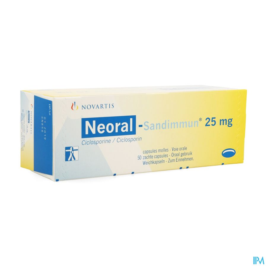 Neoral Sandimmun Caps 50x 25mg Neoral Sandimmun Caps 50x 25mg