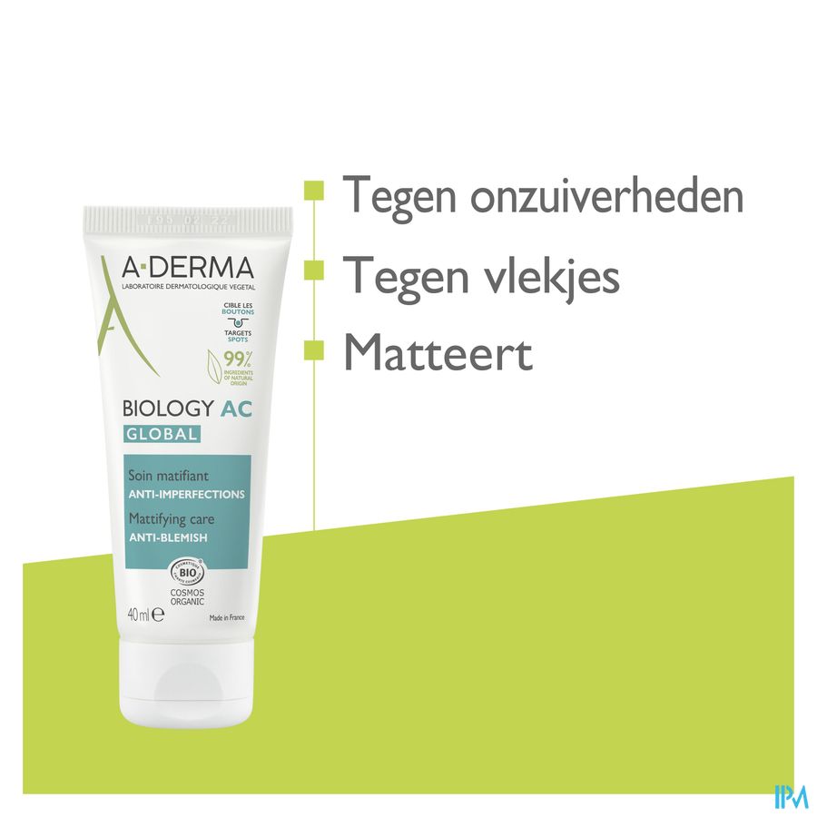 Aderma Biology Ac Global Verzorg. Onzuiverh. 40ml 8