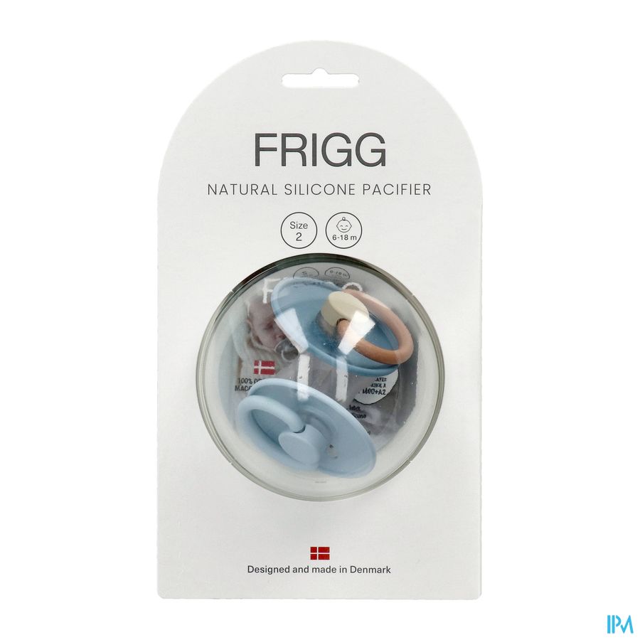 Frigg Color Sil Fopspenen T2 Breeze/babyblue 2