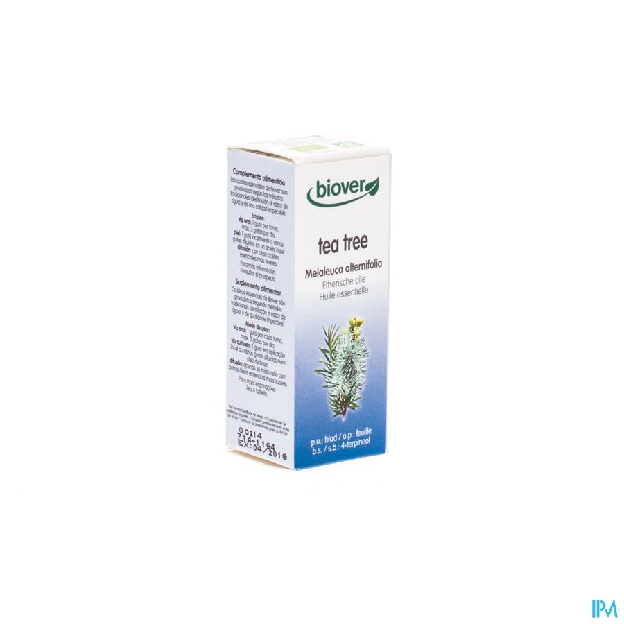 Tea Tree Ess Olie Eco 10ml Biov Tea Tree Ess Olie Eco 10ml Biov