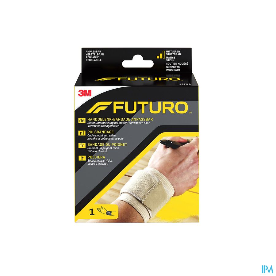 Futuro Polsbandage 46709, Beige, Aanpasbaar 2