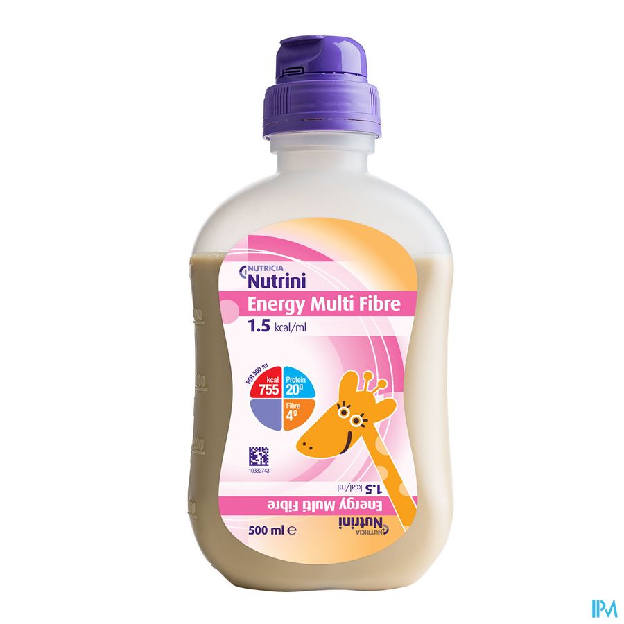 Nutrini Energy Multi Fibre Fl 0,5l Nutrini Energy Multi Fibre Fl 0,5l