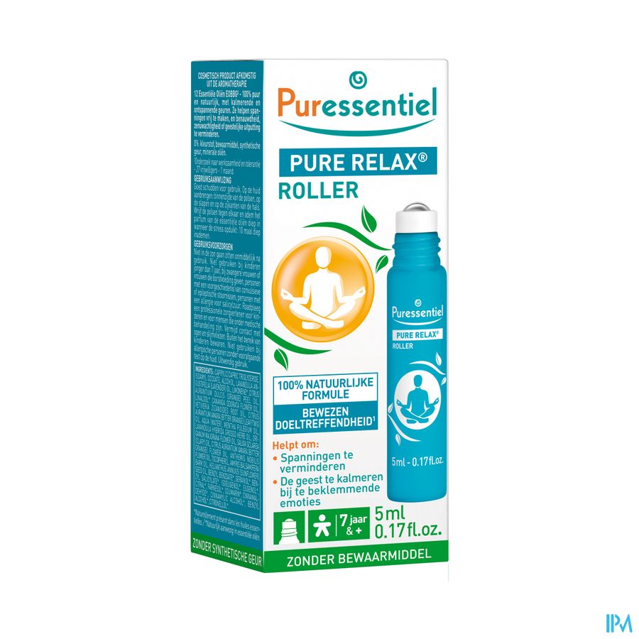 Puressentiel Pure Relax Roller Stress 12es.olie5ml Puressentiel Pure Relax Roller Stress 12es.olie5ml