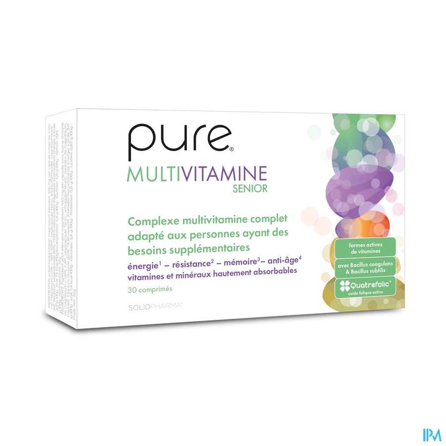 Pure Multivitamine Senior Comp 30 Pure Multivitamine Senior Comp 30