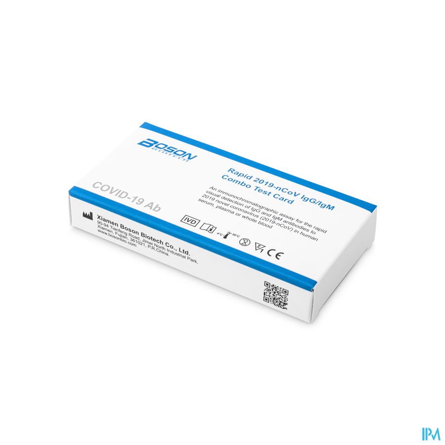 Boson Rapid Igg/igm Covid A/bodytest 25 Eureka