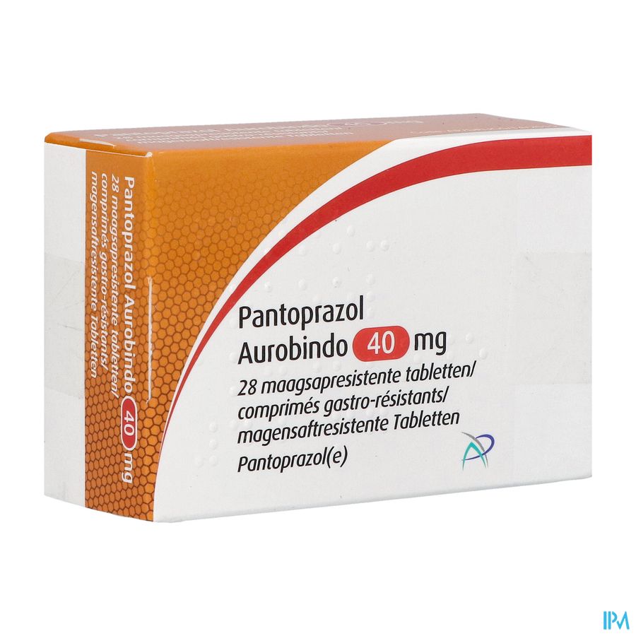 Pantoprazol Aurobindo 40mg Maagsapresist. Comp 28 Pantoprazol Aurobindo 40mg Maagsapresist. Comp 28