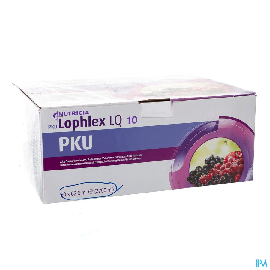 Pku Lophlex Lq 10 Juicy Bosvruchten 60x62,5ml Pku Lophlex Lq 10 Juicy Bosvruchten 60x62,5ml