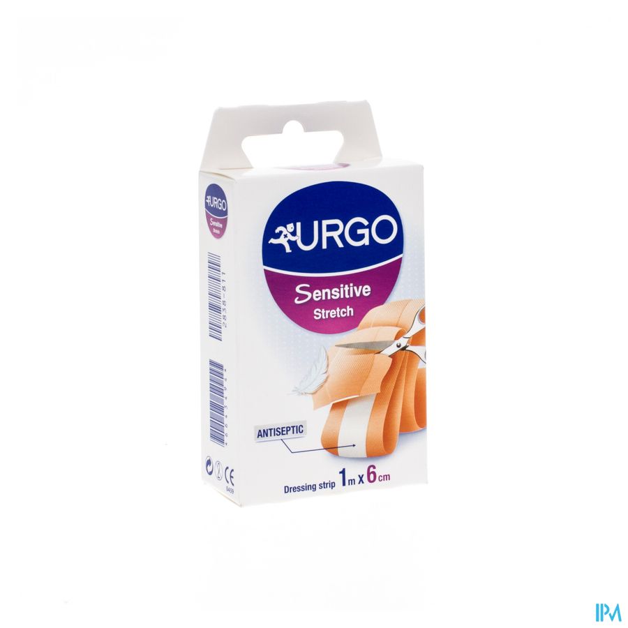 Urgo Sensitive Verband Stretch 1mx6cm 1