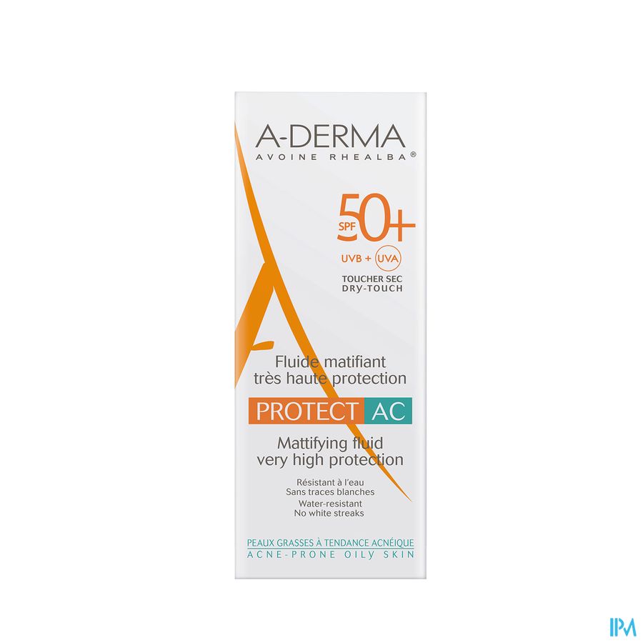 Aderma Protect Creme Acne Ip50+ Tube 40ml