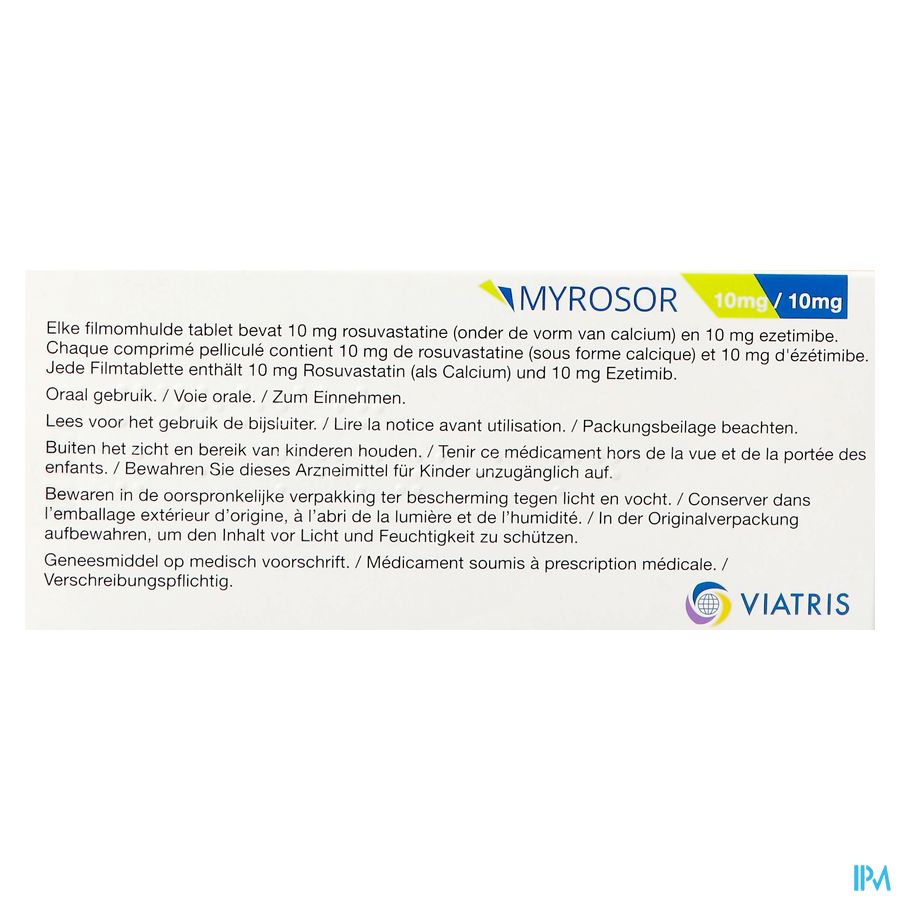 Myrosor 10mg/10mg Pi Pharma Comp Pell 90 Pip 3