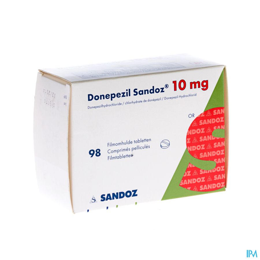 Donepezil Sandoz 10,0mg Filmomh Tabl 98 X 10,0mg