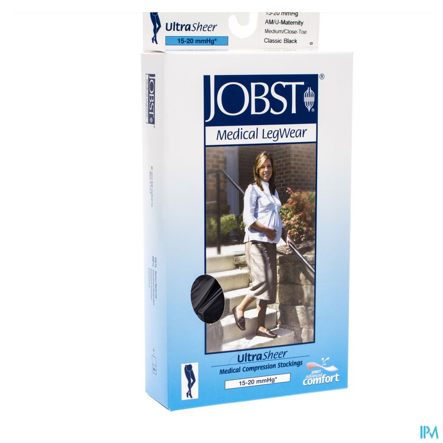 Jobst Ultrasheer Comf.k1 Panty Zwanger.cl.black M