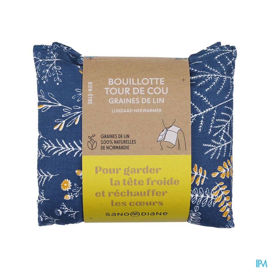 Sanodiane Nek Lijnzaadkussen Bloemen