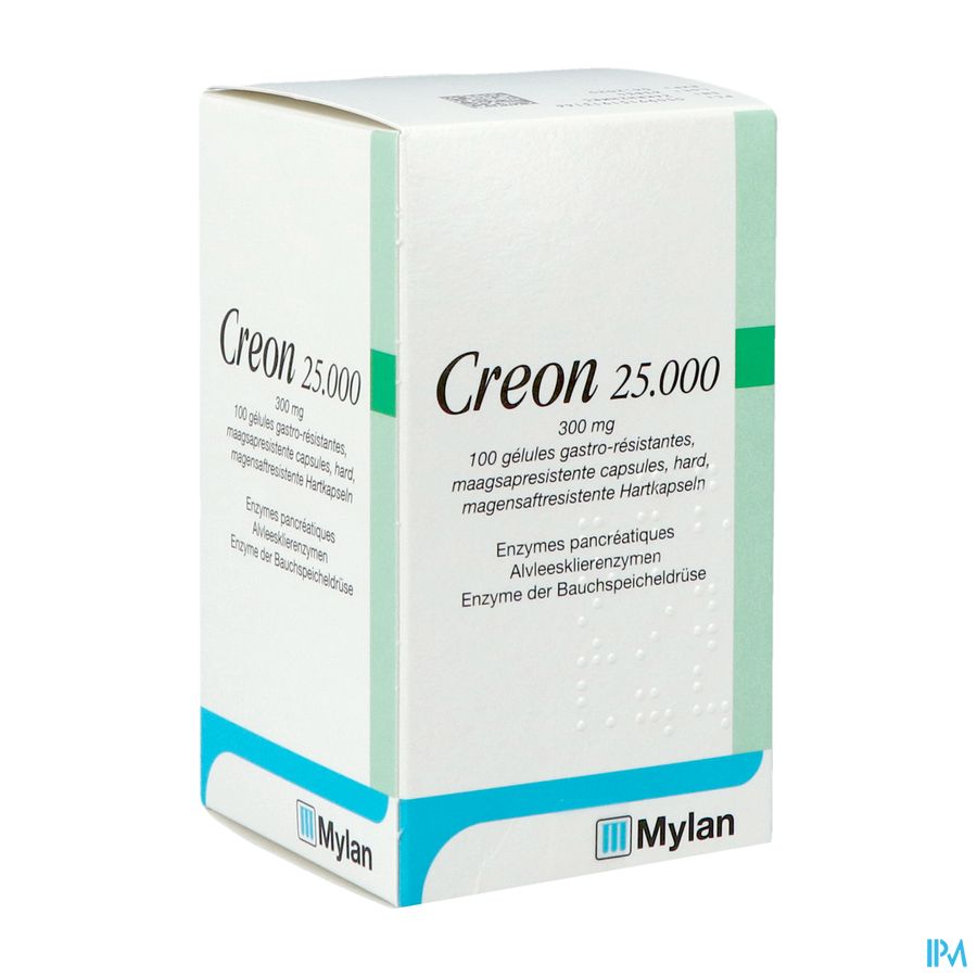 Creon 25000 Caps Gastroresist 100 X 300mg