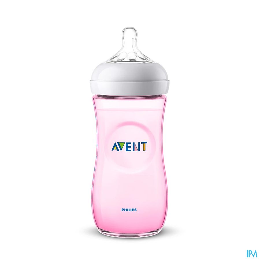 Philips Avent Natural 2.0 Biberon 260ml Rose SCF034/17
