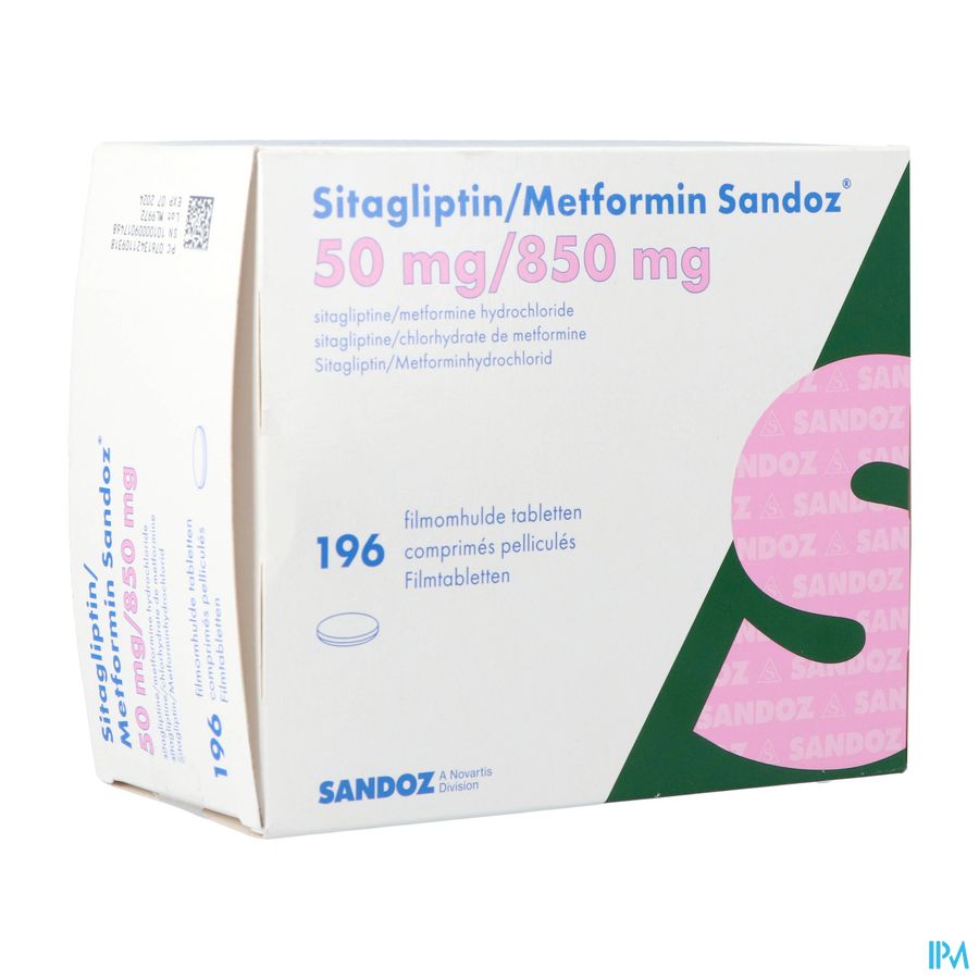 Sitagliptin Metformin Sand. 50/ 850mg Comp Pell196 Sitagliptin Metformin Sand. 50/ 850mg Comp Pell196
