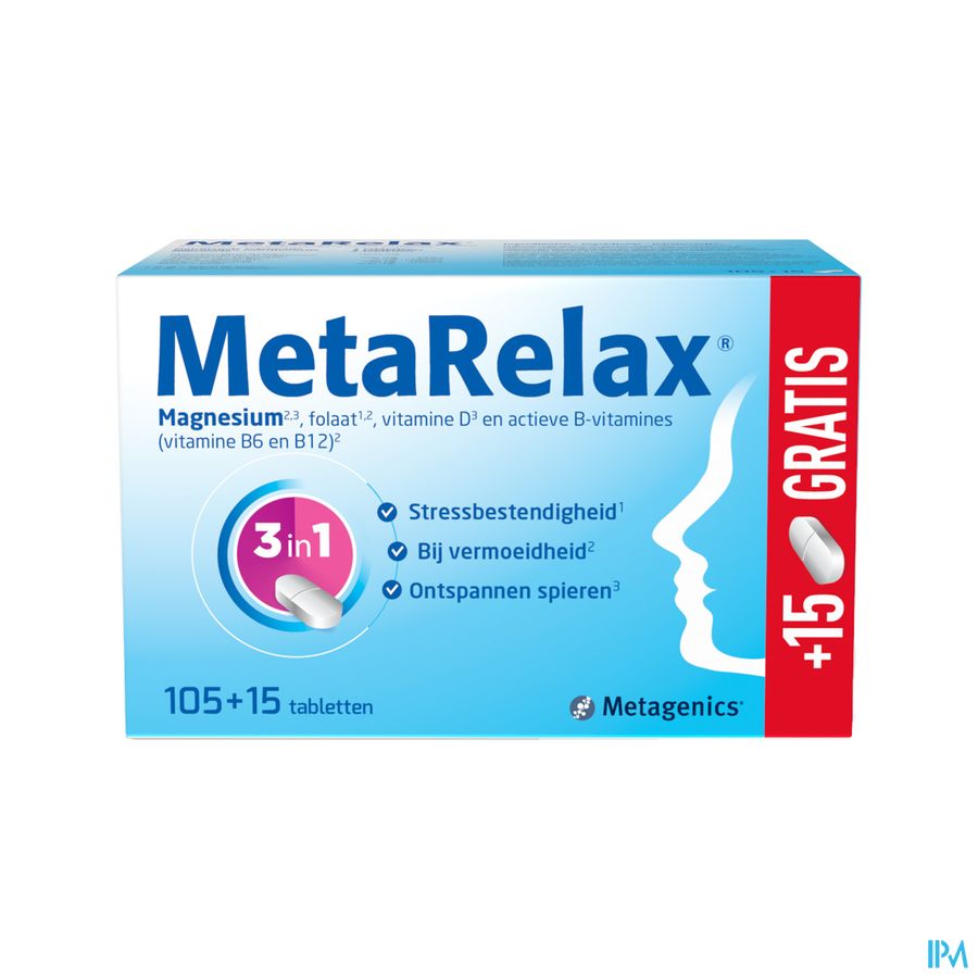 Metarelax Tabl 105+15 Metagenics Metarelax Tabl 105+15 Metagenics