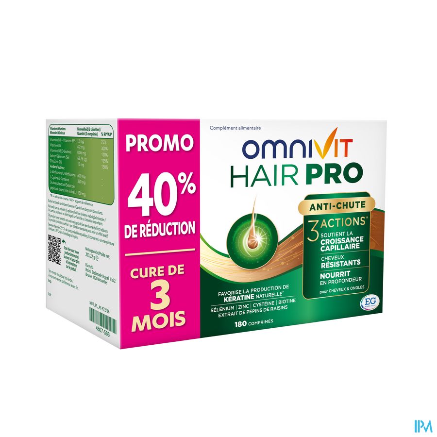 Omnivit Hair Pro Nutri Repair Comp 120+120 Promo Omnivit Hair Pro Nutri Repair Comp 120+120 Promo
