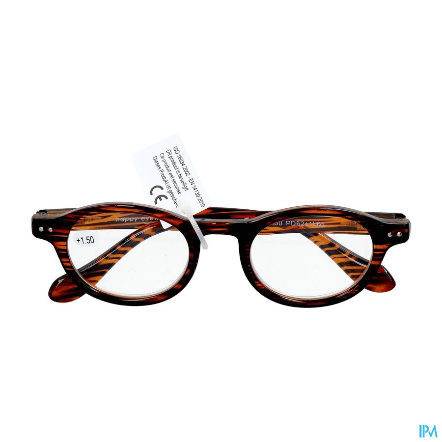 Pharmaglasses Milano Brown/black +1.50