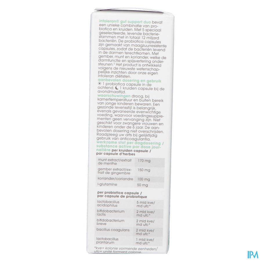 Intoleran Gut Support Duo Caps 60 4