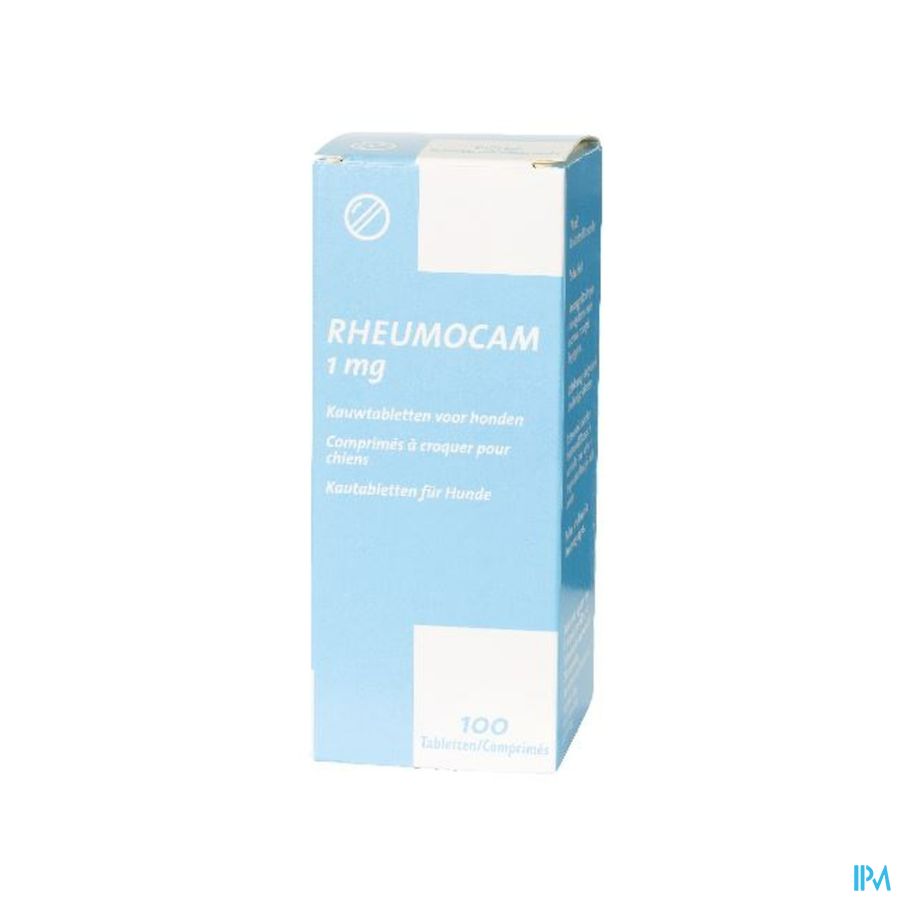 Rheumocam 1,0mg Hond Kauwtabletten 100 Rheumocam 1,0mg Hond Kauwtabletten 100