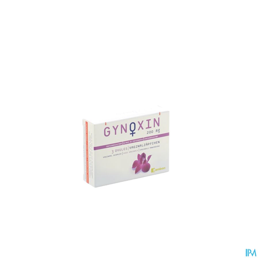 Gynoxin 200mg 3 Ovules 1 Blister Gynoxin 200mg 3 Ovules 1 Blister