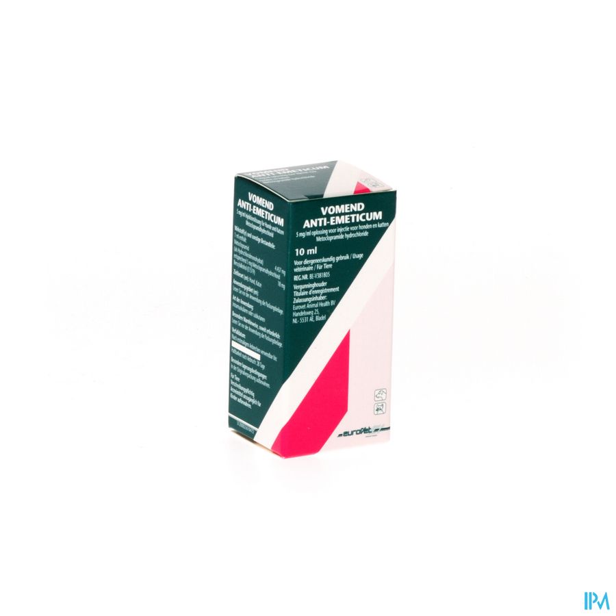 Vomend Anti-emeticum 5mg/ml 1x10ml Vomend Anti-emeticum 5mg/ml 1x10ml