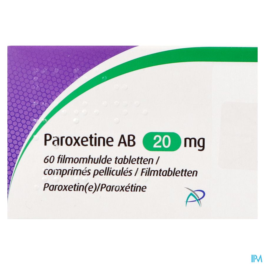 Paroxetine Ab 20mg Filmomh Tabl 60 X 20mg 1