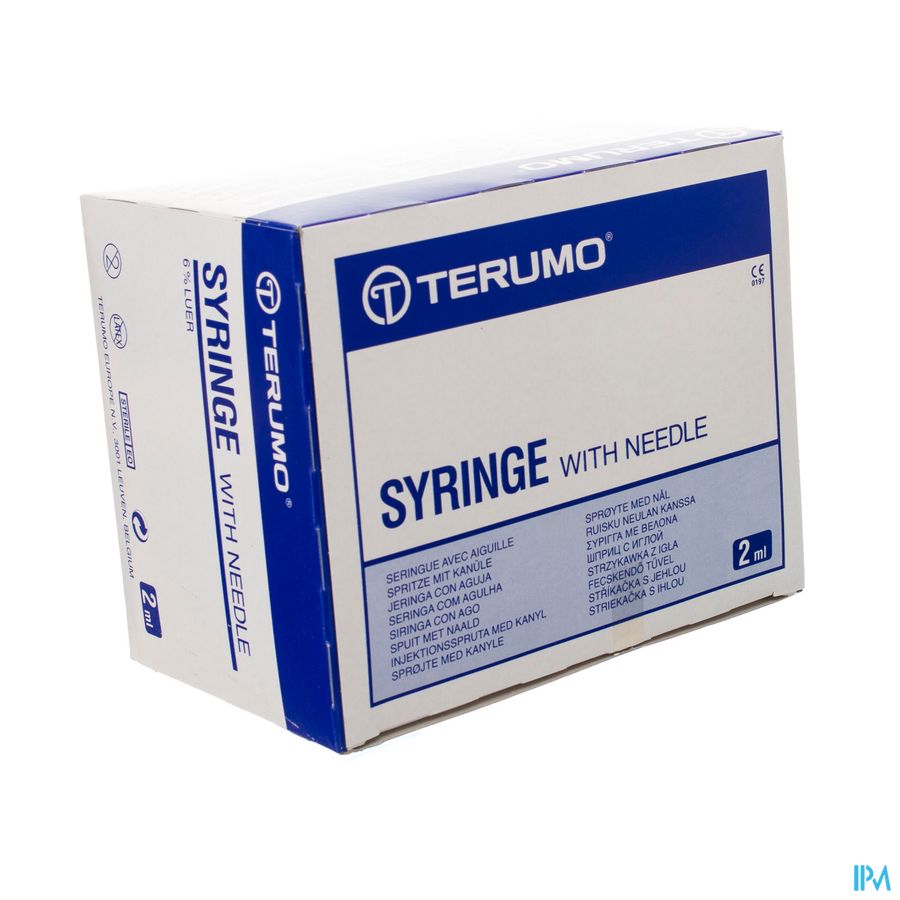 Terumo Spuit 2,5ml Met Naald 25g 5/5 100 Terumo Spuit 2,5ml Met Naald 25g 5/5 100