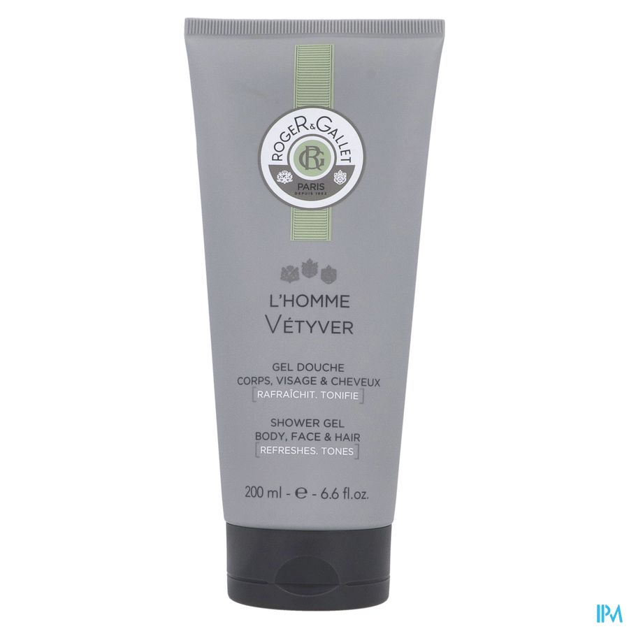 Roger&gallet Gel Douche Homme Vetyver Tube 200ml 1