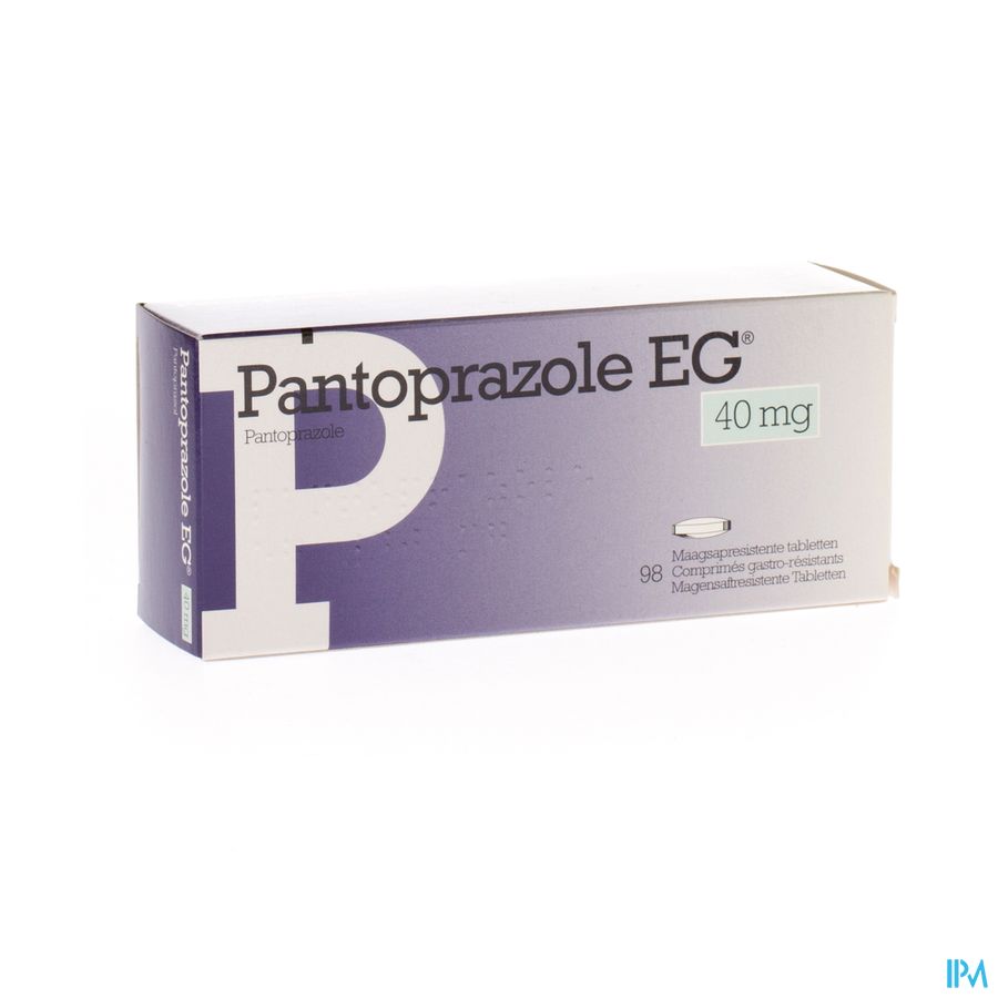 Pantoprazole EG 40Mg Comp Gastro Resist Blist 98 1