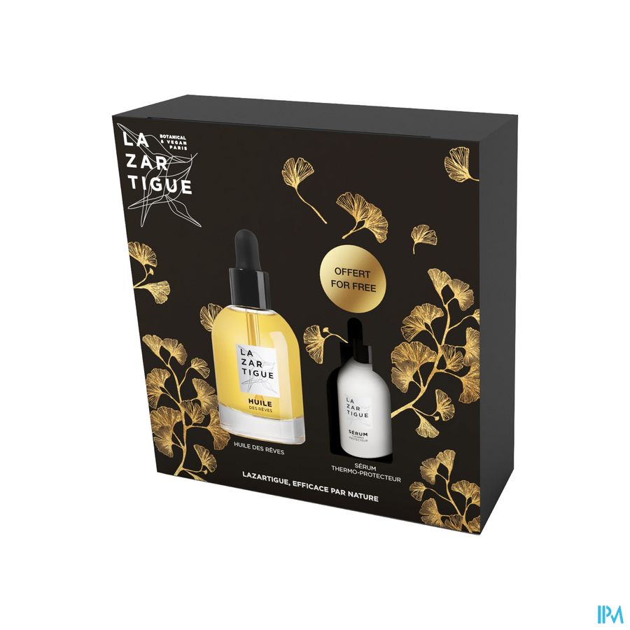 Lazartigue Coffret Huile Reves 50ml+serum Exc.10ml