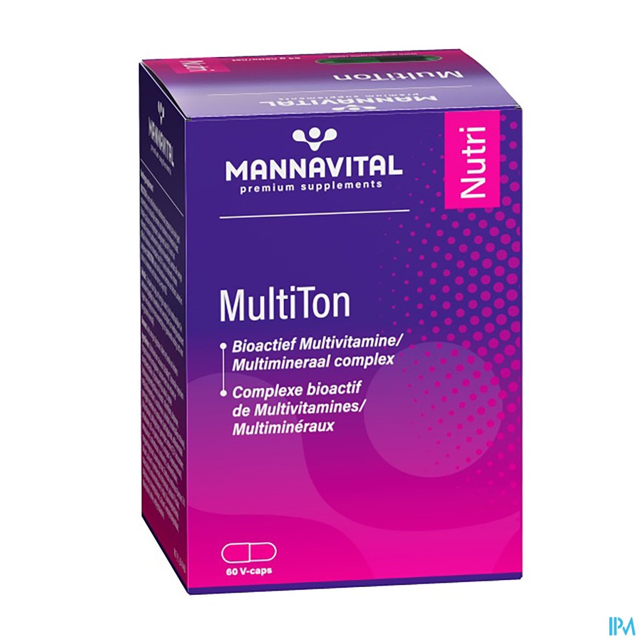 Mannavital Multiton V-caps 60