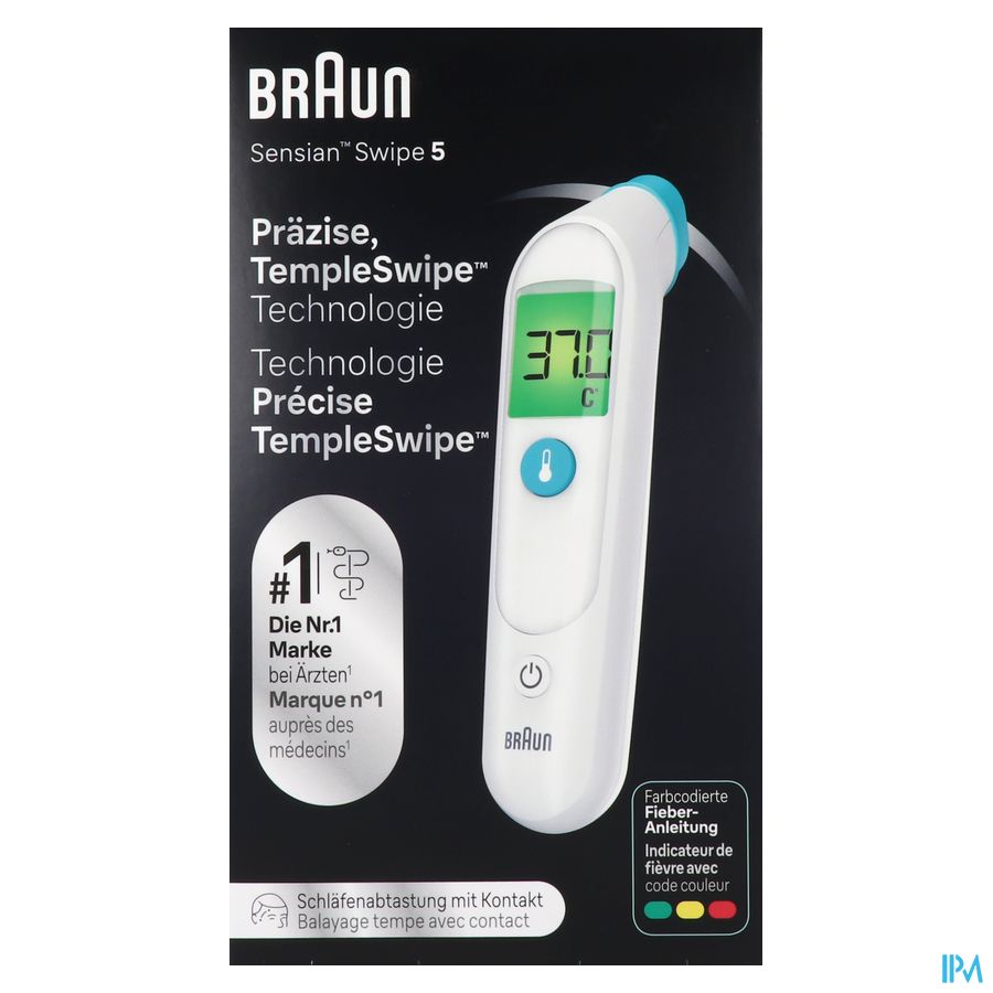 Braun Thermometre Templeswipe Bst200we 4
