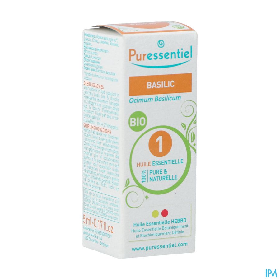 Puressentiel He Basilic Bio Expert 5ml Puressentiel He Basilic Bio Expert 5ml