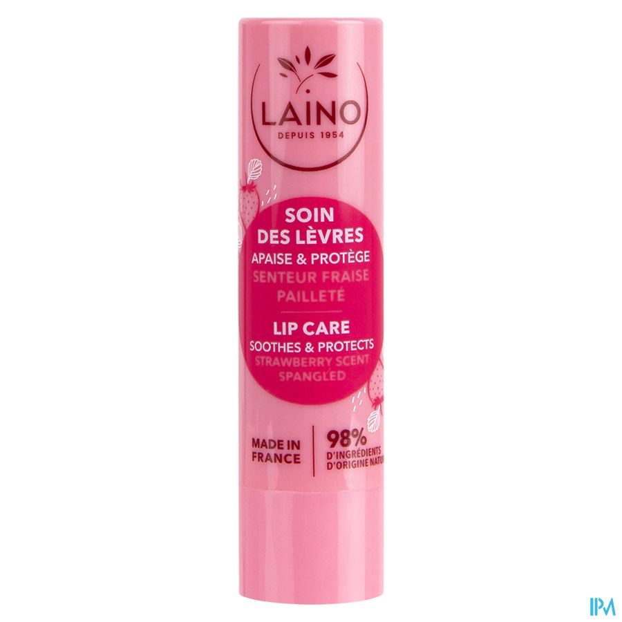 Laino Verzorging Lippen Aardbei 4g 3