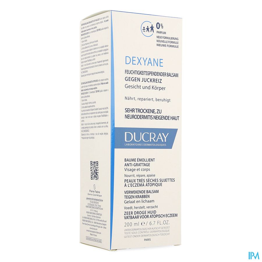 Ducray Dexyane Balsem A/krab Verzachtend 200ml Nf