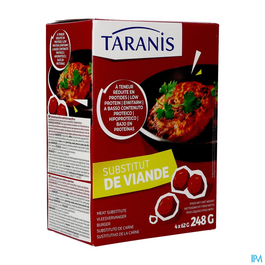 Taranis Vlees Vervanger 4x62g Taranis Vlees Vervanger 4x62g
