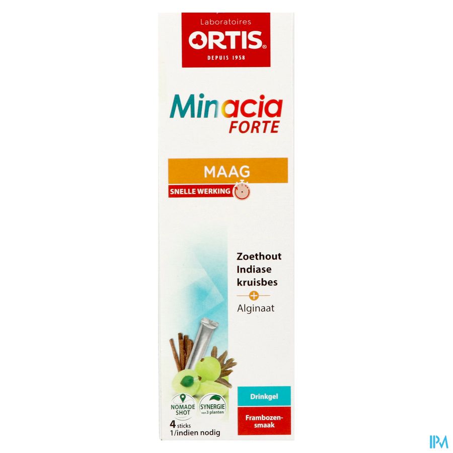 Ortis Minacia Forte Gel Stick Shots 4x12g Ortis Minacia Forte Gel Stick Shots 4x12g